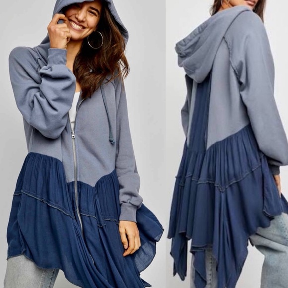 Free People Moon Dust Hoodie Cardigan - Picture 6 of 7